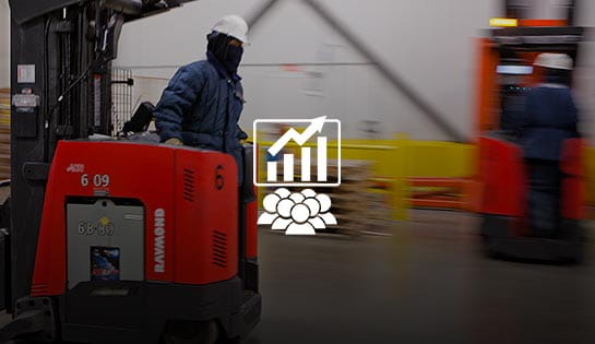 operator utilization, forklift operator data