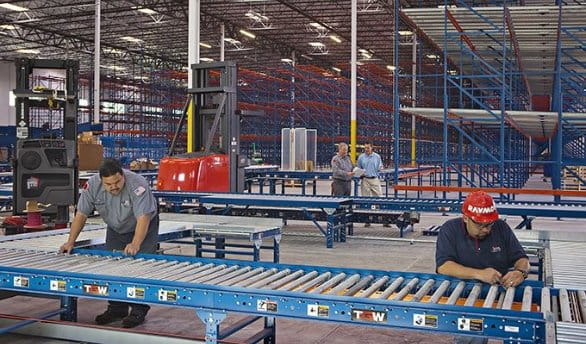 Storage Systems and Conveyor installation