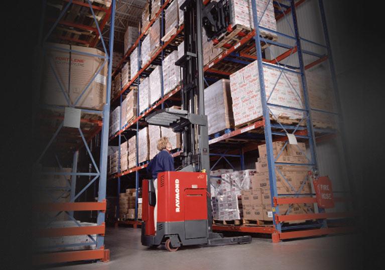 Raymond developed the first AC powered Reach truck