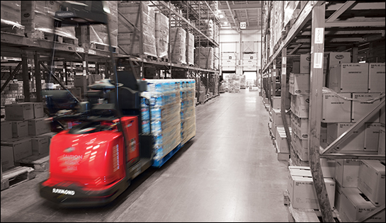 automated guided vehicles, raymond courier, automated forklift