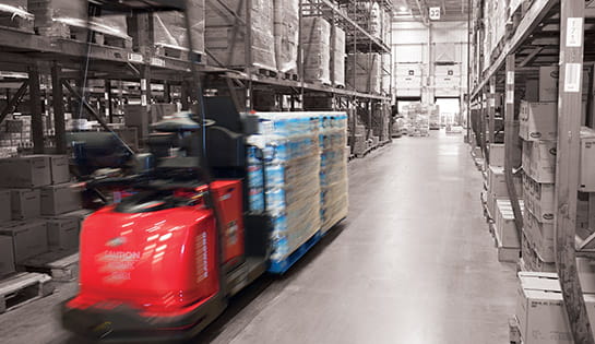 warehouse automation, automated lift trucks, AGV
