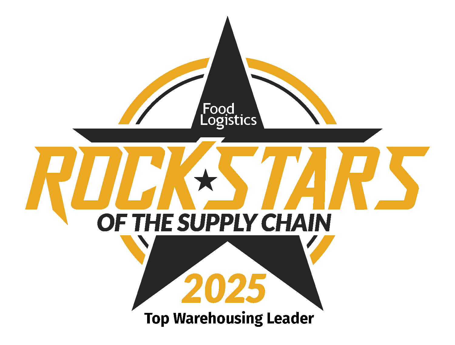 Food Logistics Rock Star of the Supply Chain Award - Top Warehousing Leader category