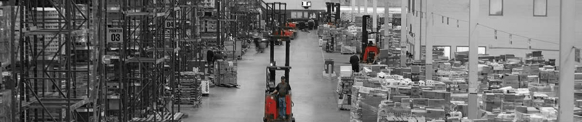 reach forklift warehouse
