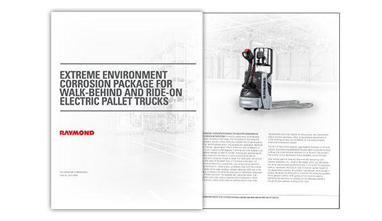 Extreme Environment Corrosion Package for Walk-Behind and Ride-On Electric Pallet Jacks Whitepaper Cover