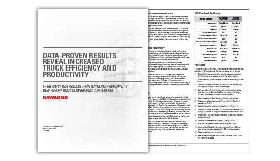 Data-Proven Results Reveal Increase Truck Efficiency and Productivity