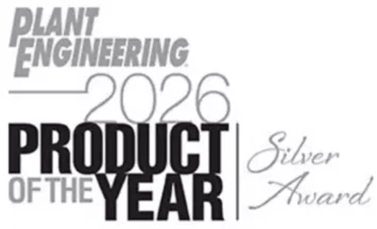 Plant Engineering 2026 Product of the Year Silver Award logo