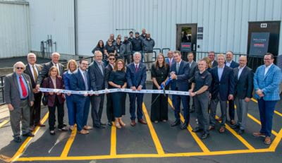 ribbon cutting of new kirkwood plant