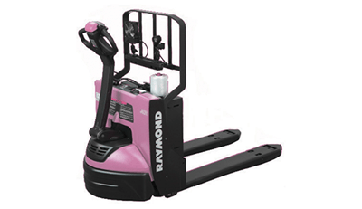 Pink Pallet Jack, Raymond West donation truck event