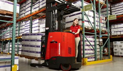 integrated reach truck, reach fork truck