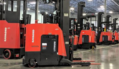 Raymond lithium battery-powered truck