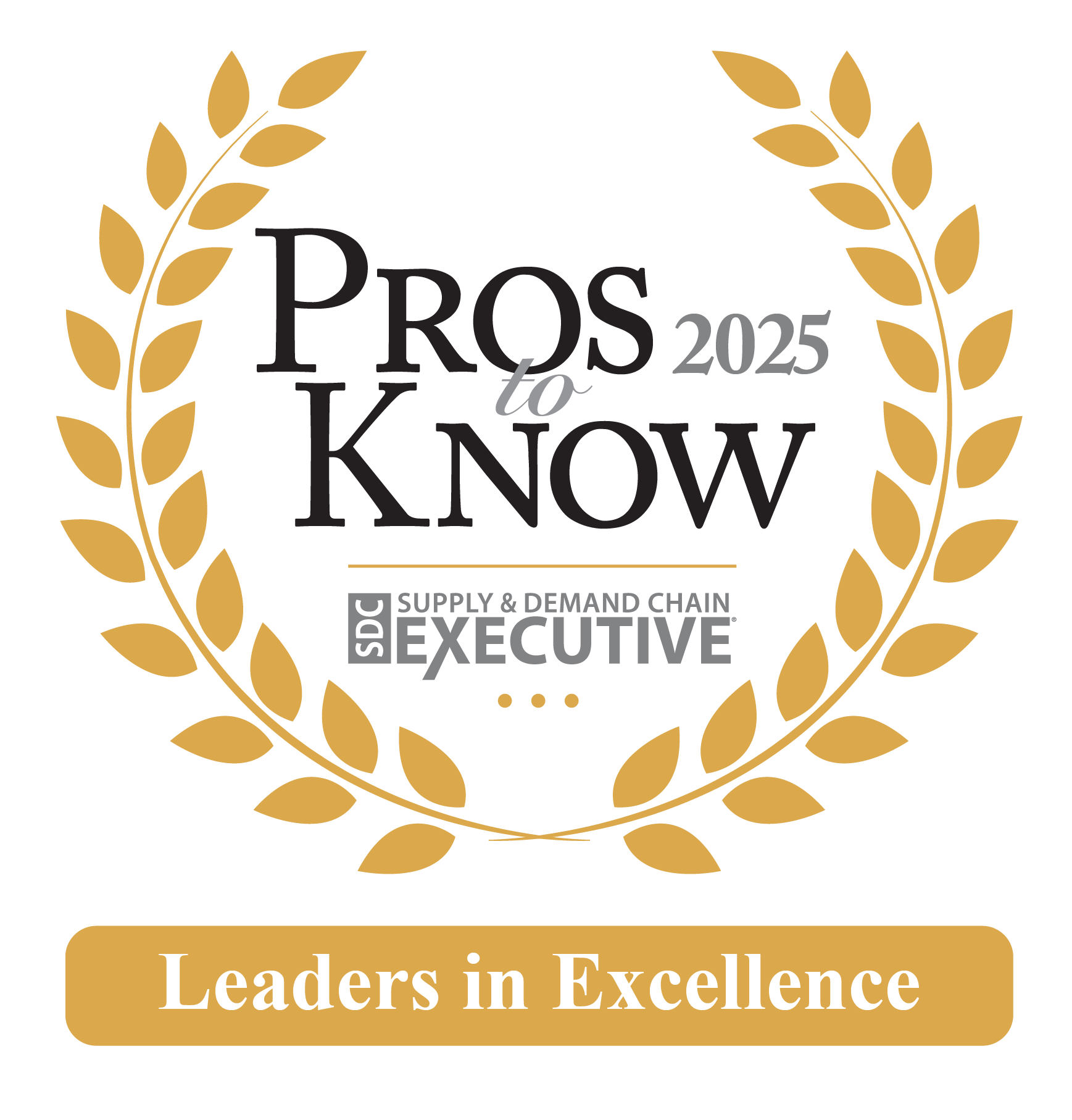 Supply Chain & Demand Executives Pros to Know award