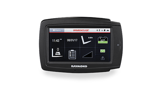 Raymond iWAREHOUSE Telematics display