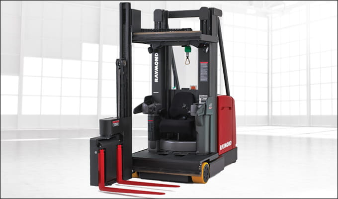 swing reach, turret truck, raymond swing reach