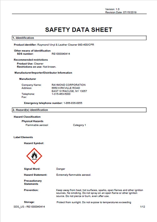 Dac Glass Cleaner Msds informacionpublica.svet.gob.gt