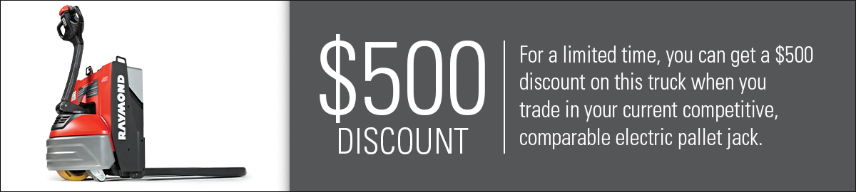 pallet jack discount, pallet jack promotion, electric pallet truck sale