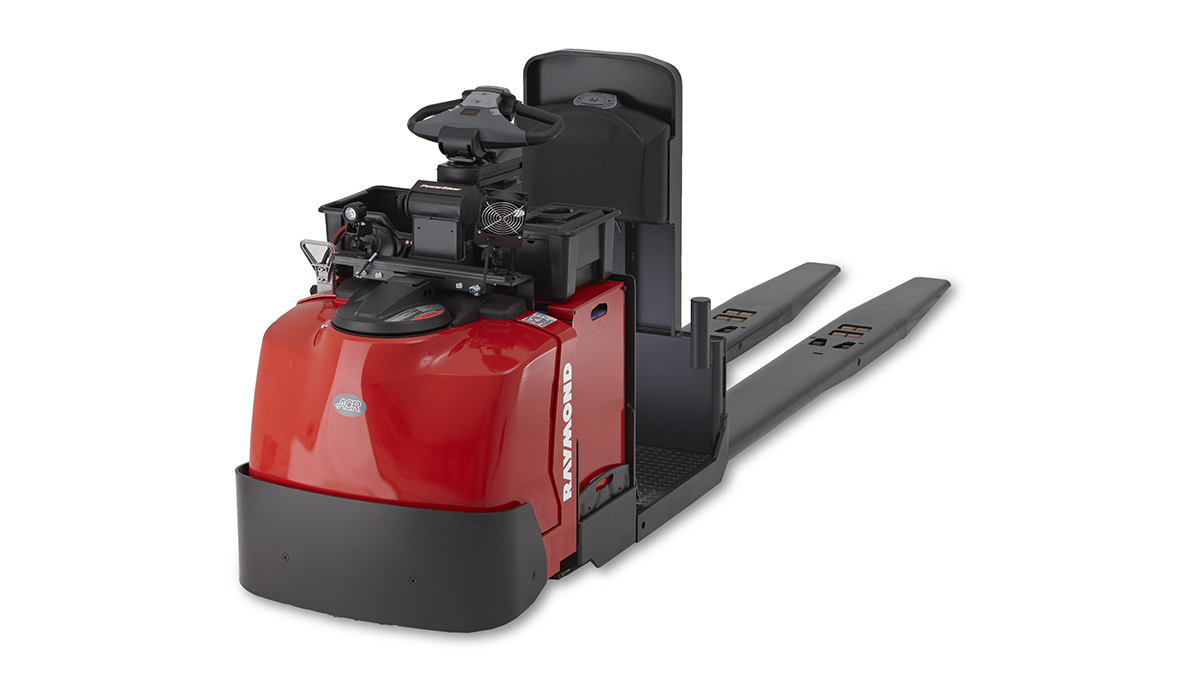Raymond Rideable Jack Rider Pallet Jack | Electric Rider Pallet Jack | Raymond