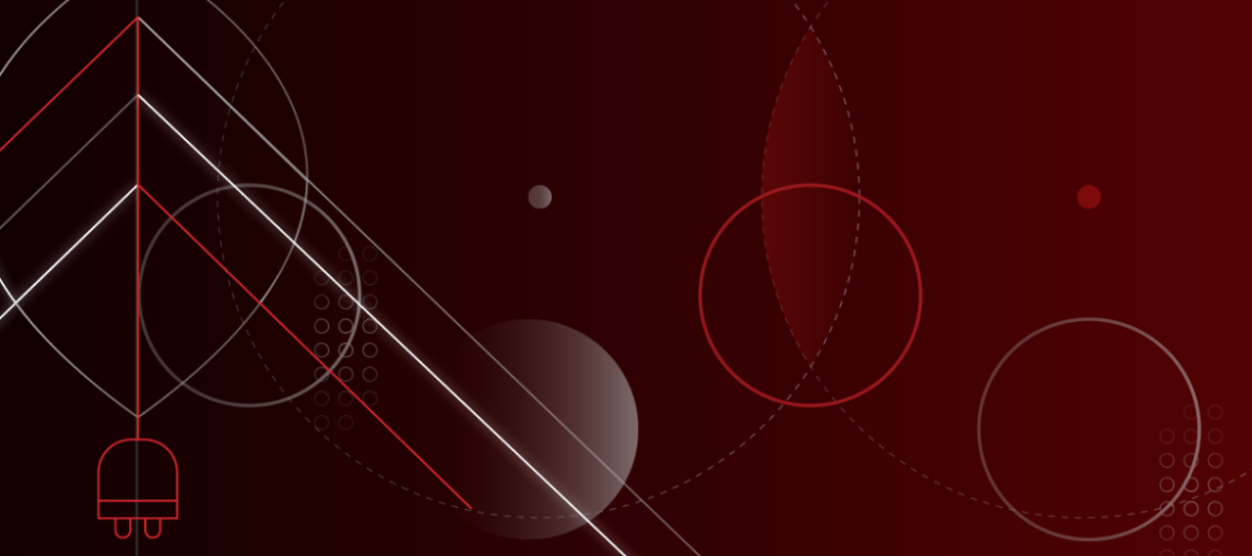 Abstract sustainability-themed graphic with energy-inspired design for the Raymond sustainability page