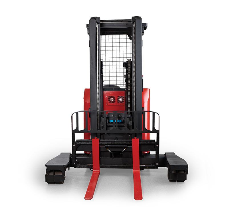 building Typewriter lead 4-Directional Reach Truck | Multi Directional Forklift