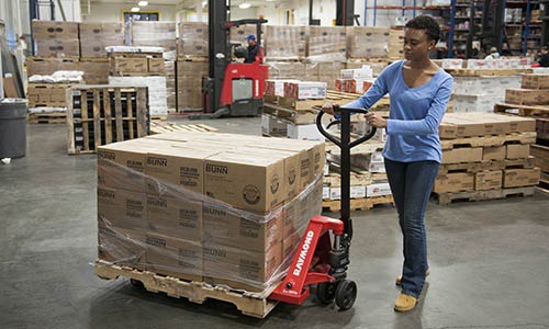 Raymond LCS55 Unique Sized Hand Pallet trucks | Pallet Jacks