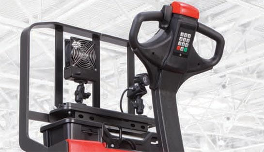 Raymond 8210 motorized pallet jack accessory bar