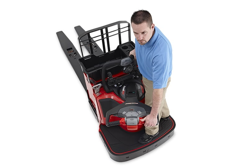 Op Machine Amazon Electric Pallet Jack | Walkie Rider Forklift | Pallet Jack
