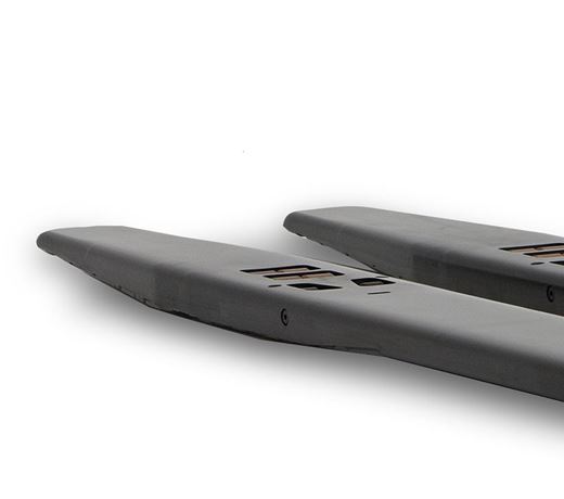 Raymond 8510 Center Rider Pallet Truck Tapered Fork Tips