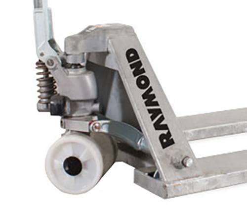 Raymond stainless steel hand pallet jack truck