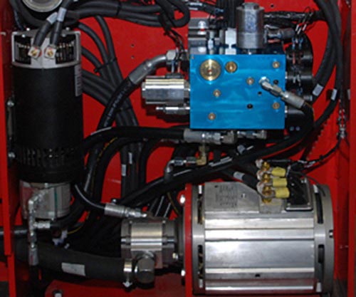 Raymond Sideloader Motor Service Access