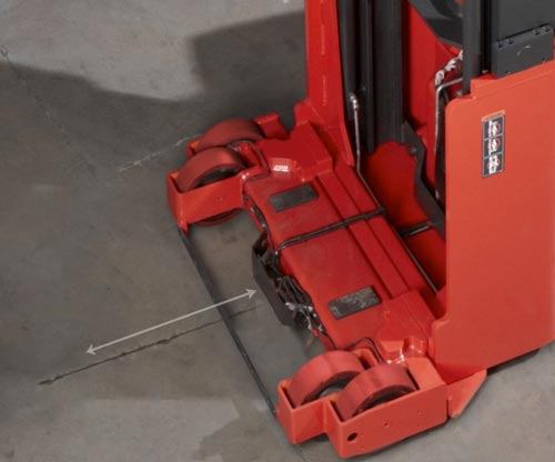 Turret Trucks Swing Reach Truck Very Narrow Aisle