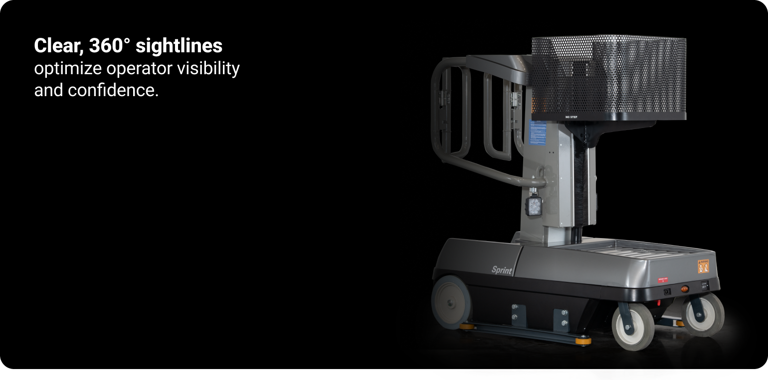 Sprint 2.0 - Clear, 360° sightlines