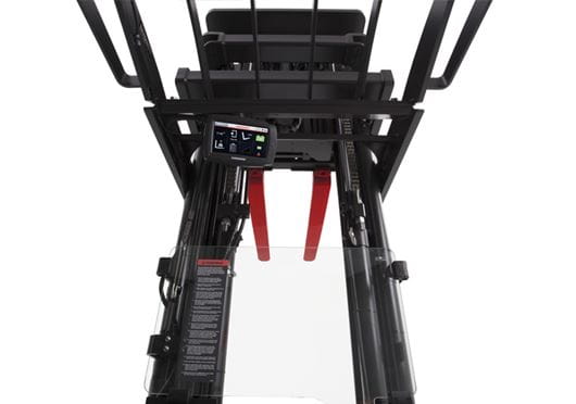 high capacity reach truck, integrated display
