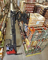Raymond Deep-Reach Truck in Warehouse
