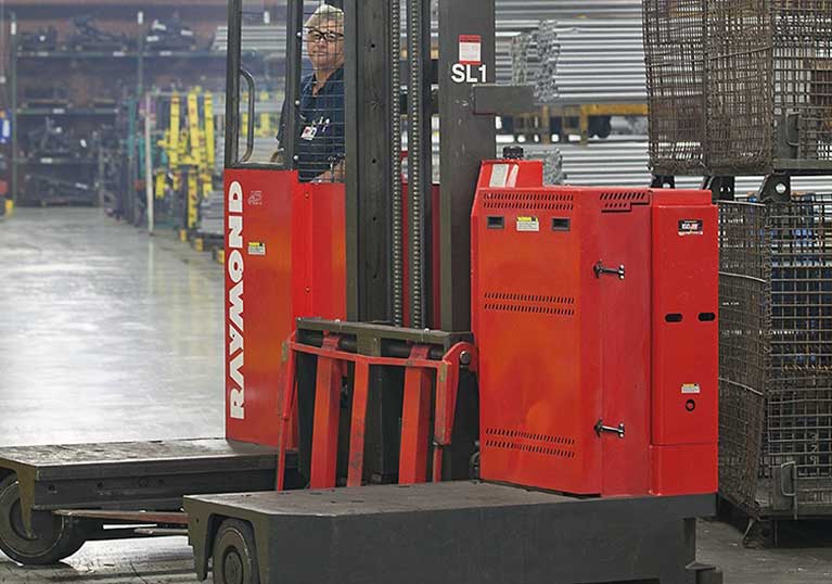 Raymond Sideloader Regenerative Braking