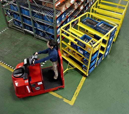 Raymond 8610 Tow Tractor power steering