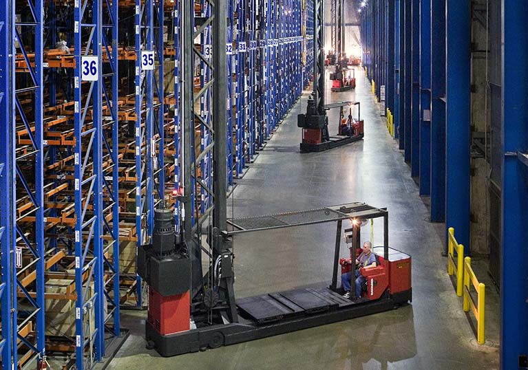 Raymond Transtacker Maximum Cube Utilization 24/7 Operation