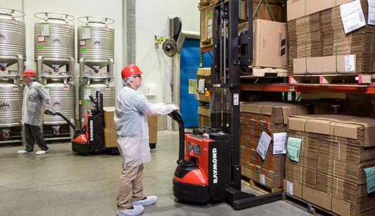 pallet stacker, walkie pallet stacker, raymond stacker